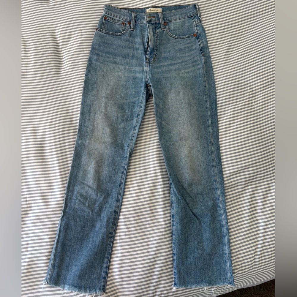 Madewell slim demi boot jeans
